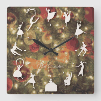 く る み り 割 人 形 壁 SQUARE WALL CLOCK