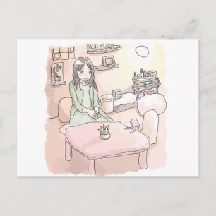 さにれいじ 淡い部屋と足の裏 POSTCARD