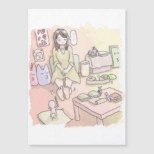 さにれさじ　淡いお部屋と足の裏