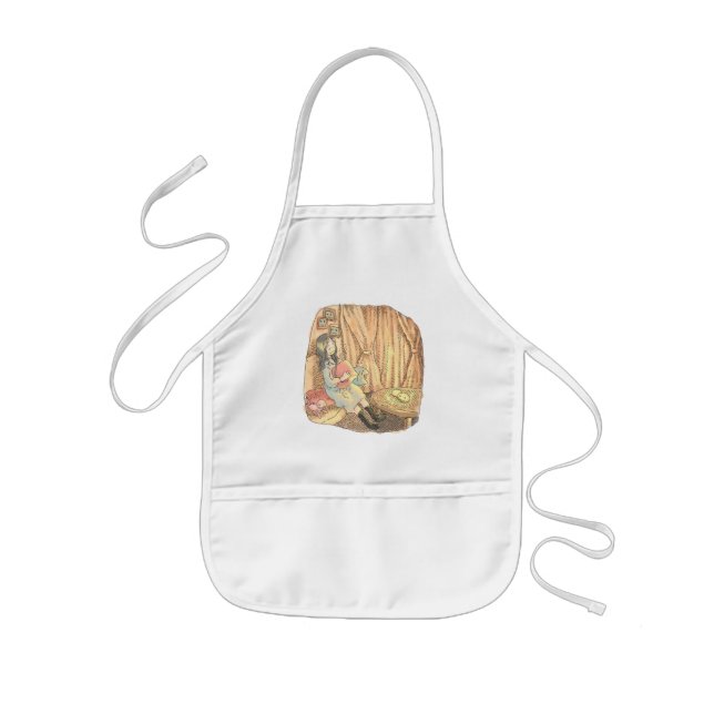 さやにさじ KIDS APRON (Front)