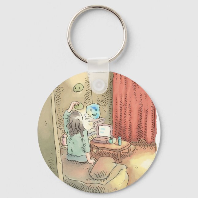 さやむさじ KEYCHAIN (Front)