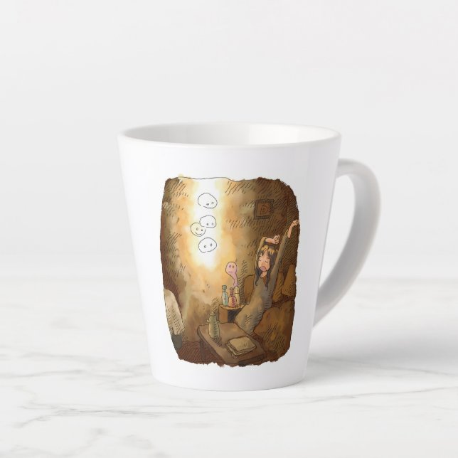 さやむやじ LATTE MUG (Right Angle)