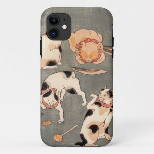 たとえ尽の内（上）, 国芳 Japanese Cats(1), Kuniyoshi, Ukiyo-e iPhone 11 Case