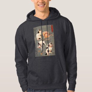 たとえ尽の内（上）, 国芳 Japanese Cats(1), Kuniyoshi, Ukiyo-e Hoodie