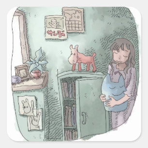 やさじ SQUARE STICKER