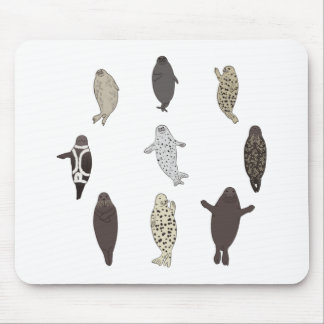 アザラシ♥アザラシ MOUSE PAD