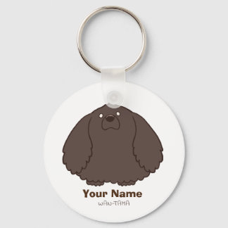 アメリカンコッカースパニエル "アメたま(ブラック)" <名入れ> KEYCHAIN