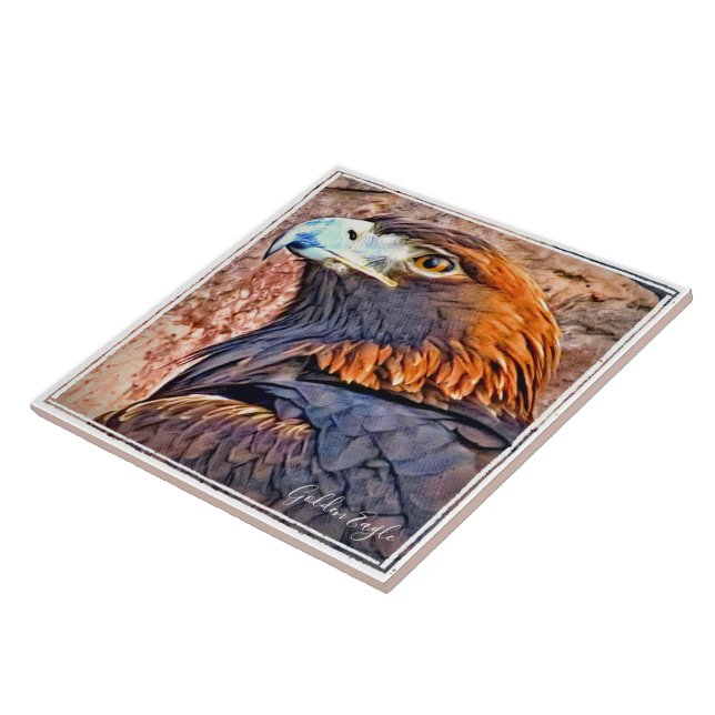 イヌワシ タイル TILE (Side)