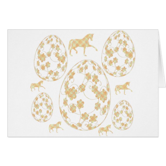 イースターエッグと馬 (Devant horizontal)
