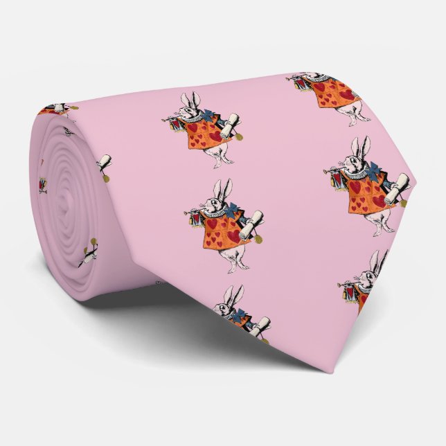 ウサギ , “ Alice's Adventures in Wonderland ” Tie (Rolled)