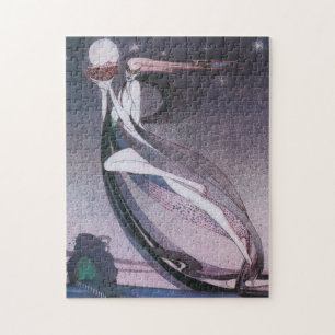 カイ・ニールセン（Kay Nielsen）幻想的な童話のパズル　妖精の息子を運ぶ西風 Jigsaw Puzzle