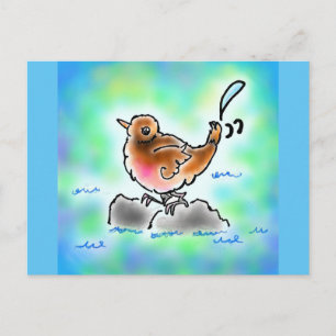 カワガラスちゃんポストカード ポス POSTCARD
