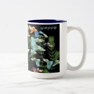 グッピー Two-Tone COFFEE MUG
