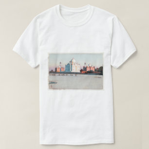タージ・マハル, Taj Mahal, Agra, Hiroshi Yoshida, Woodcut T-Shirt