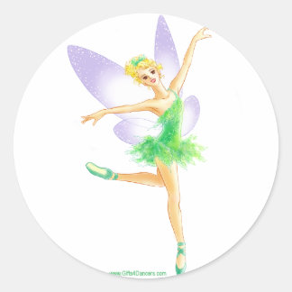 バレエ　フェアリー CLASSIC ROUND STICKER