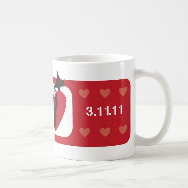 バンドエイドマ赤 rouge Bandaid de tasse (Droite)