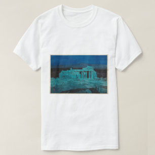 パルテノン神殿, Parthenon, Hiroshi Yoshida, Woodcut T-Shirt