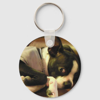 ブチ　キーホルダー　丸 KEYCHAIN