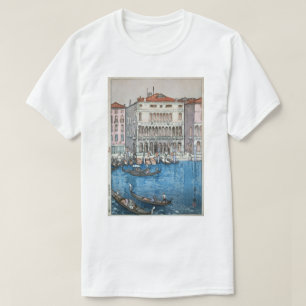 ベニス, Venice, Hiroshi Yoshida, Woodcut T-Shirt