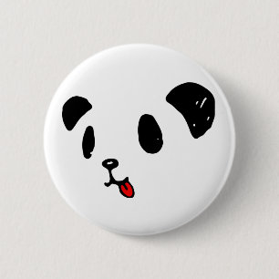 ペロリなパンダ 2 INCH ROUND BUTTON