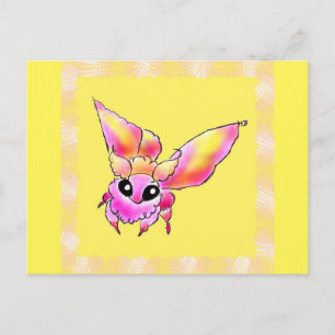 モモイロヤママユちゃん POSTCARD