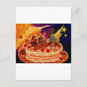 ライオンと一角獣 POSTCARD