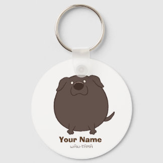 ラブラドールレトリバー "ラブたま(黒)" KEYCHAIN