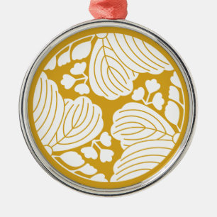 三つ割り五三桐 METAL ORNAMENT