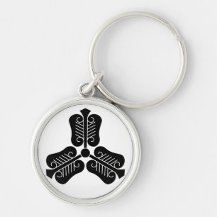 三つ唐団扇 KEYCHAIN