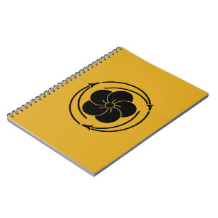 三つ追い松葉に捻じ梅 NOTEBOOK