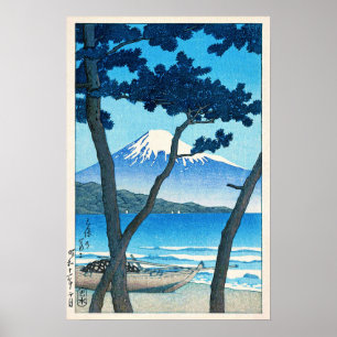 三保の富士, Mount Fuji at Miho, Hasui Kawase Poster