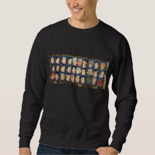 三十のお面, 国芳 30 Masks, Kuniyoshi, Ukiyo-e Sweatshirt