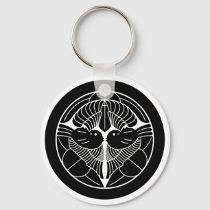上杉謙信　家紋, Uesugi Kenshin KAMON, Japanese Family Cre Keychain