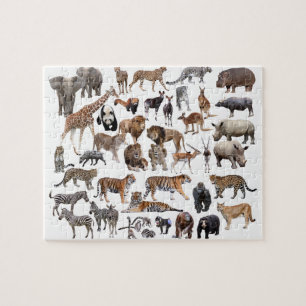 世界の動物の優良製品 JIGSAW PUZZLE