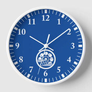 中輪に水に槌車 CLOCK