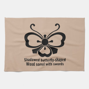 中陰剣酢漿草胡蝶 KITCHEN TOWEL