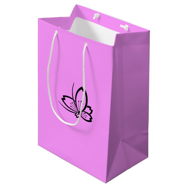 中陰桜飛び蝶 MEDIUM GIFT BAG (Front Angled)