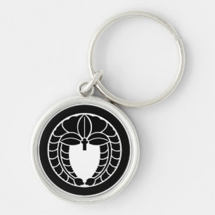 丸に下り藤 KEYCHAIN