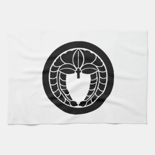 丸に下り藤 KITCHEN TOWEL