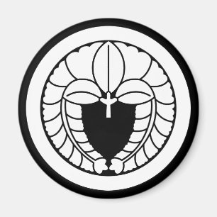 丸に下り藤 MAGNET