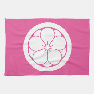 丸に八重梅 KITCHEN TOWEL