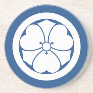 丸に剣酢漿草 COASTER