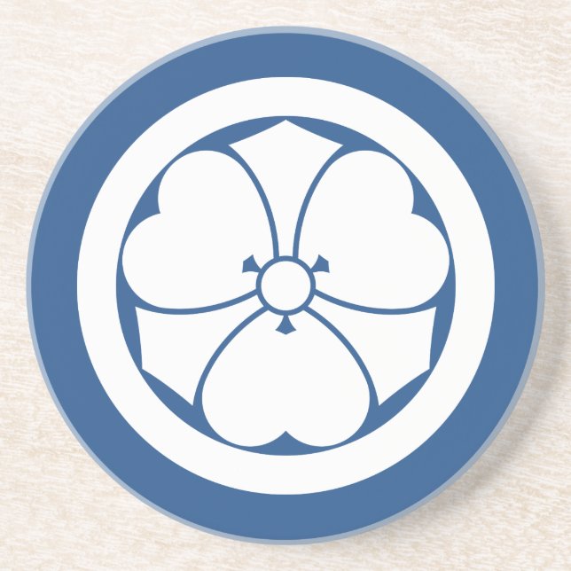 丸に剣酢漿草 COASTER (Front)