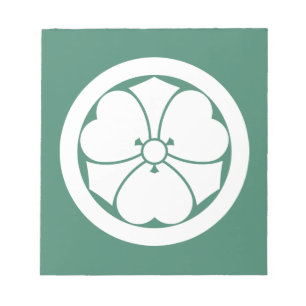 丸に剣酢漿草 NOTEPAD