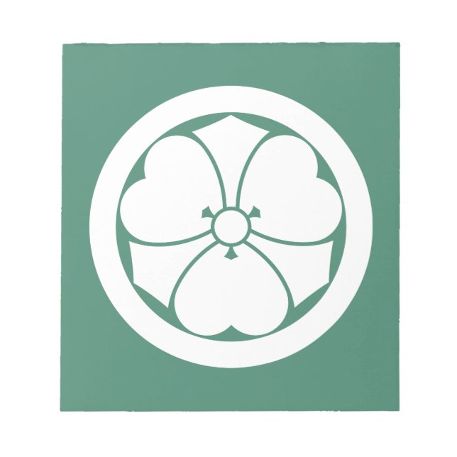 丸に剣酢漿草 NOTEPAD (Front)