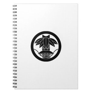 丸に変わり切り竹笹に笠 NOTEBOOK