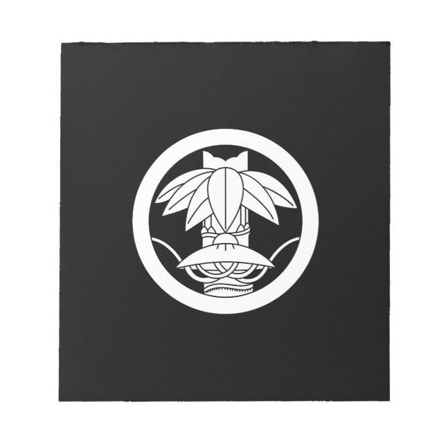 丸に変わり切竹笹に笠 NOTEPAD (Front)