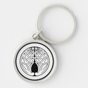 丸に抱き茗荷 KEYCHAIN