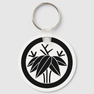 丸に根笹 KEYCHAIN