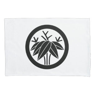 丸に根笹 PILLOWCASE